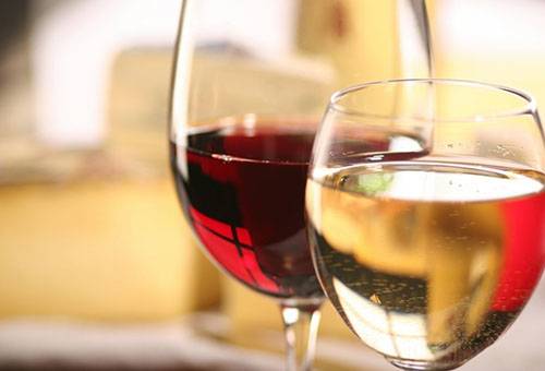 Rode en witte wijn