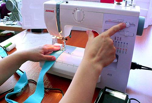 Customize the sewing machine