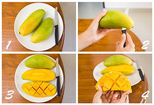 Metoda serwowania mango
