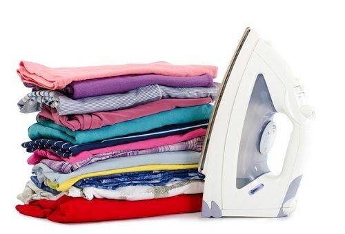 clothes drying with iron