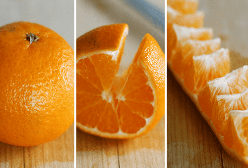 šķēles apelsīna