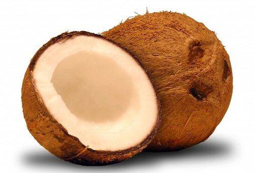 sadalīt kokosriekstu