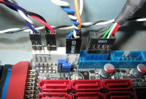 mga wire ng powerboard ng motherboard