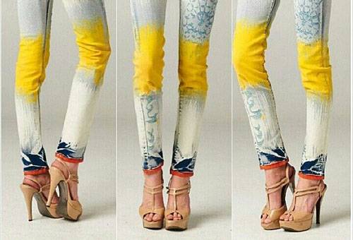 Painted and Boiled Jeans