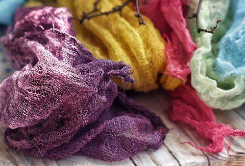 corantes de tecido em cores diferentes