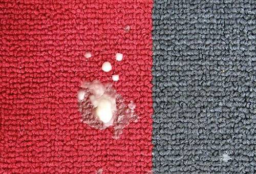 Pag-aalis ng mantsa ng plasticine mula sa karpet