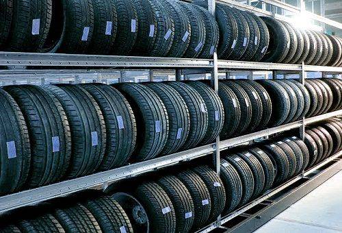 tires in the garage