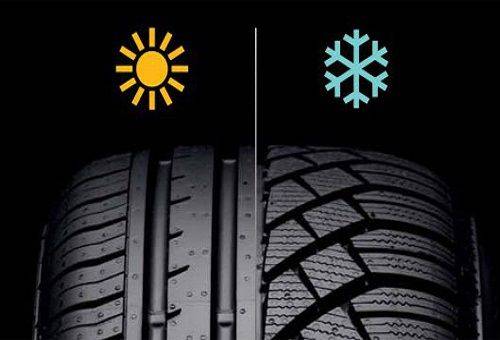 pneus de verão e inverno