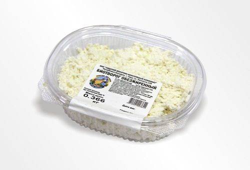 cottage cheese in a container