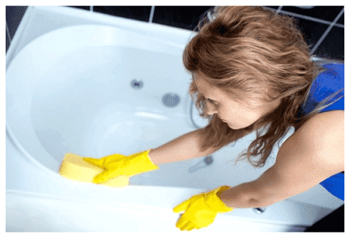 почистване на вана