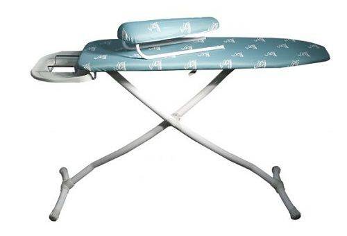 ironing board with iron stand