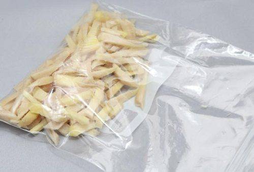 ginger in a sealed bag