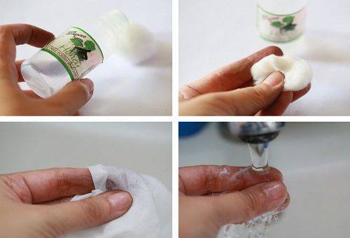 skin paint with acetone