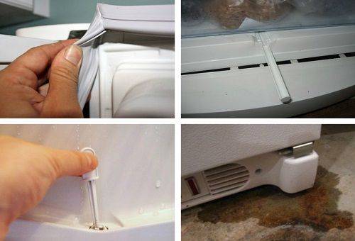 causes of water leakage from the refrigerator
