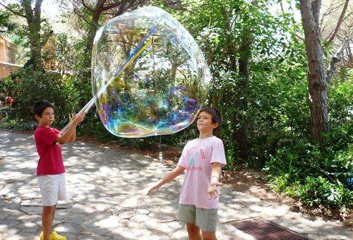 giant soap bubble