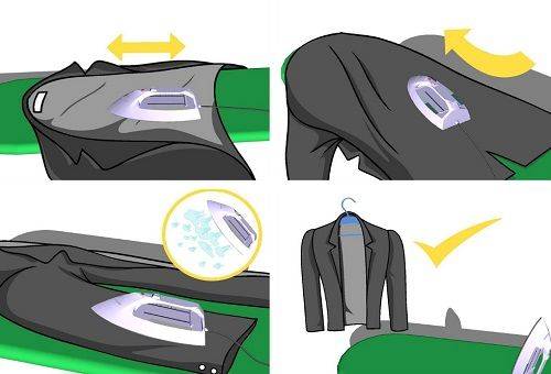 jacket ironing