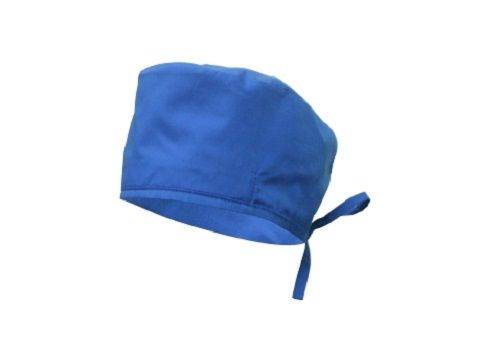 niebieska czapka medyczna
