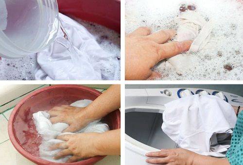 washing shirts