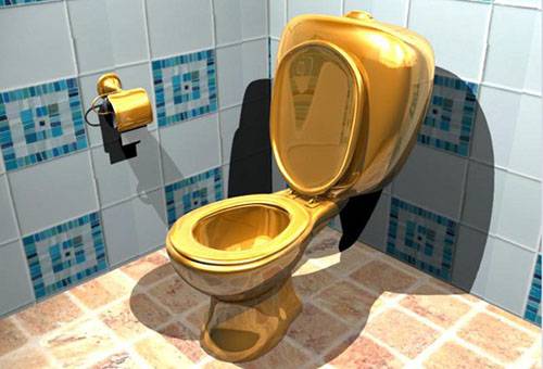 Zlaté WC