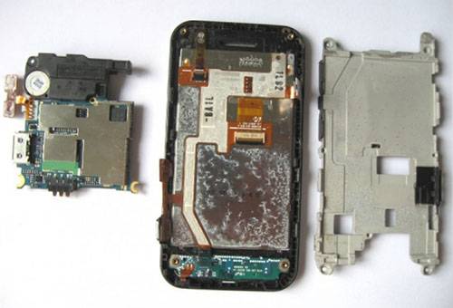 Corrosion after getting your phone wet