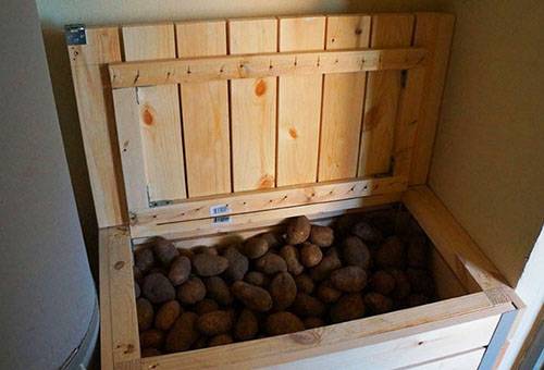 Boîte de stockage de pommes de terre