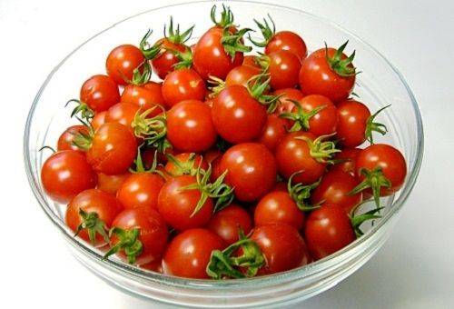 чери домати