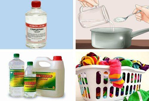 produtos de cuidados domiciliares para itens coloridos
