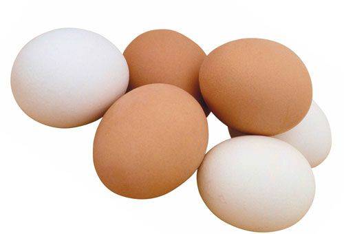 œufs de poule