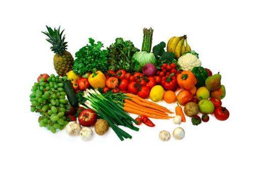 legumes e frutas