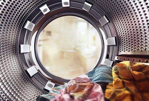 artículos de algodón en la lavadora