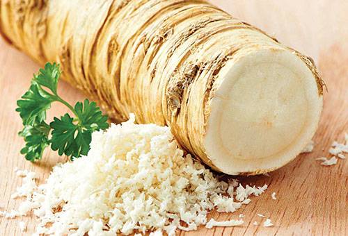 Grated horseradish