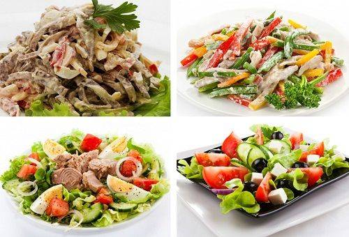 mga salad