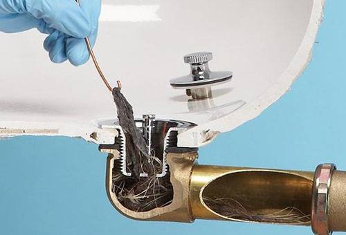 Removing items from the sink sink wire