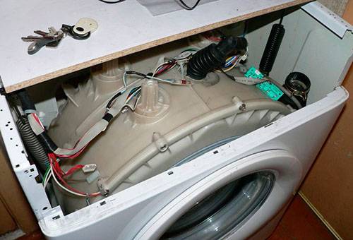 Substituição de peças da máquina de lavar