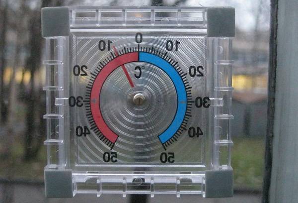 Прозоречен термометър