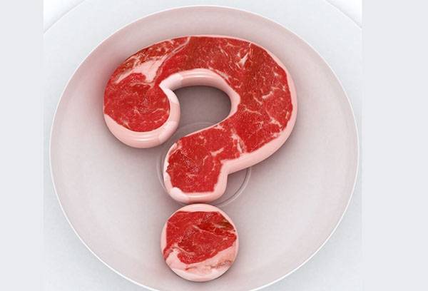 De vraag is of vlees goed wordt ontdooid