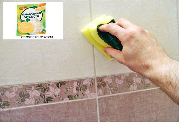 tile cleaning with citric acid