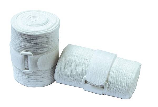bandagem com fibras de nylon