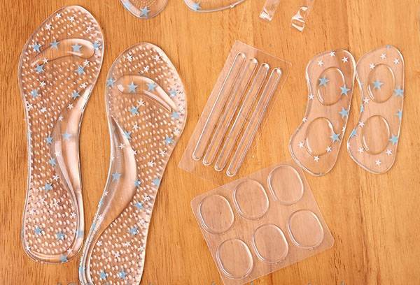 Various silicone insoles