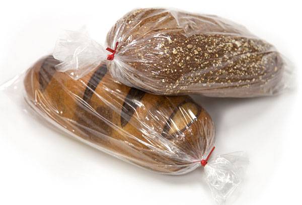 Ψωμί σε πλαστικές σακούλες