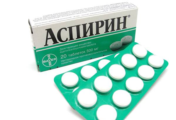 Mga tablet na aspirin
