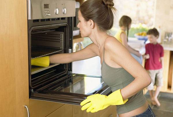 Limpieza del horno