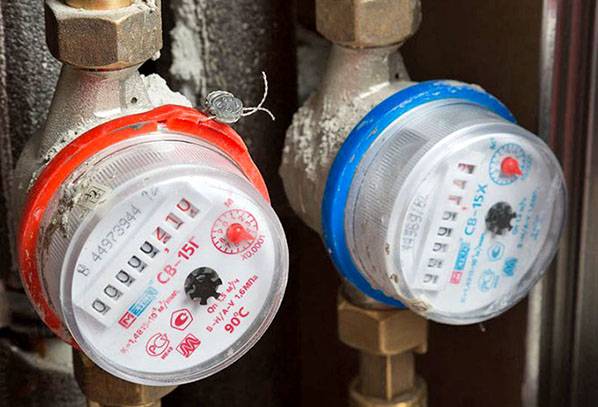 Hot and cold water meters