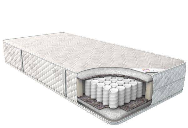 Mattresses with independent spring blocks
