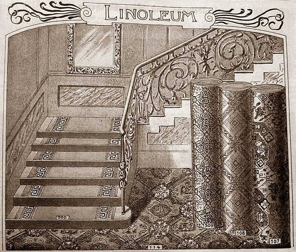 The history of linoleum