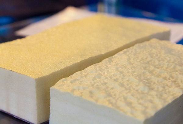 Polyurethane foam samples