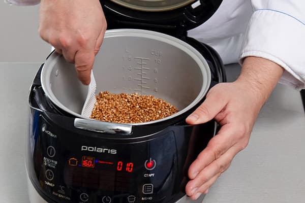 Cooking buckwheat in a slow cooker