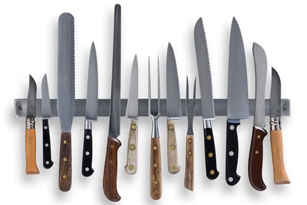 Różne rodzaje noży kuchennych