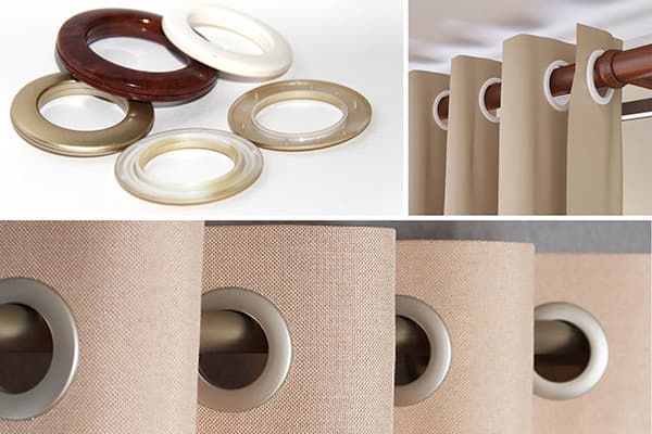 Eyelets for curtains