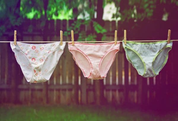 Underwear for drying